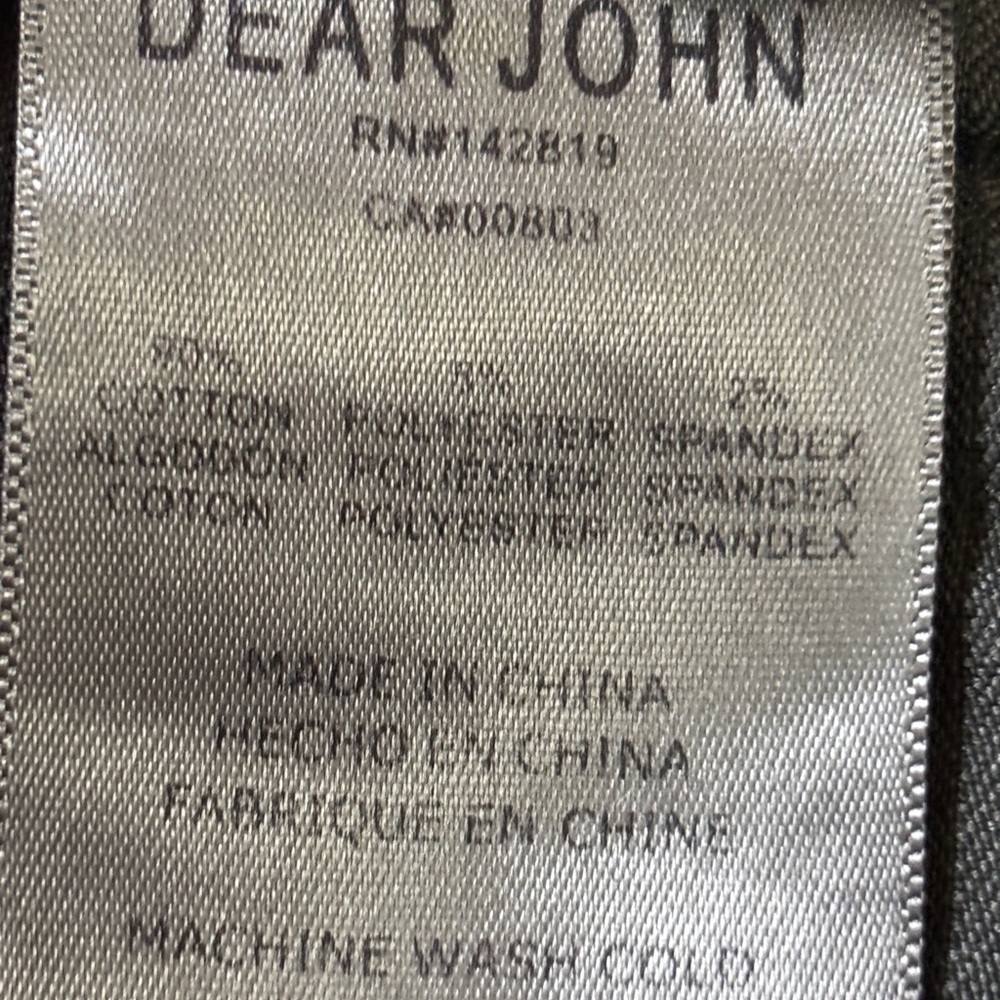 Dear John Olive Green Straight Leg Jeans - Picture 11 of 11